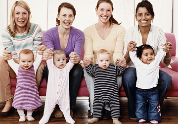 Where can I find support groups for young mothers?